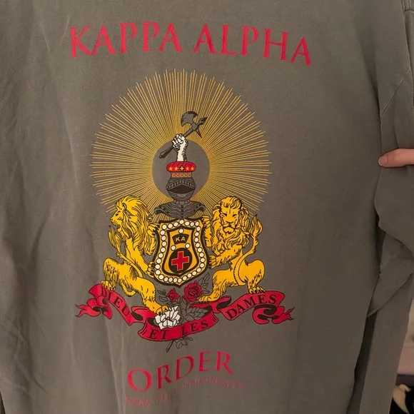 Kappa Alpha Texas Tech frat tee long sleeve - Picture 3 of 3